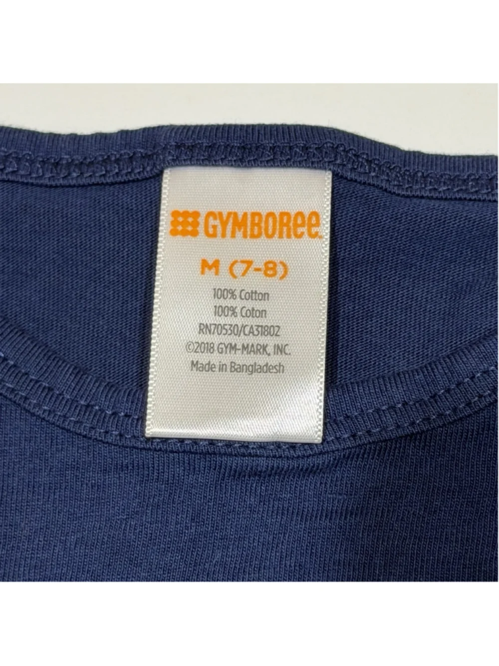 Gymboree Girls Sweet Candy Hearts‎ Graphic T-Shirt Navy Blue Size M 7-8 Glitter